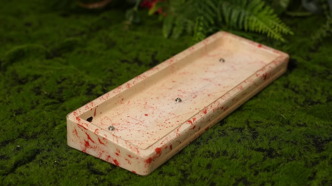 Crimson Splash Keyboard Case
