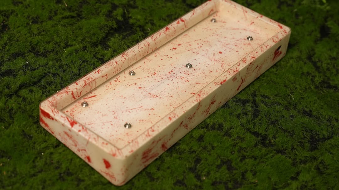 Crimson Splash Keyboard Case