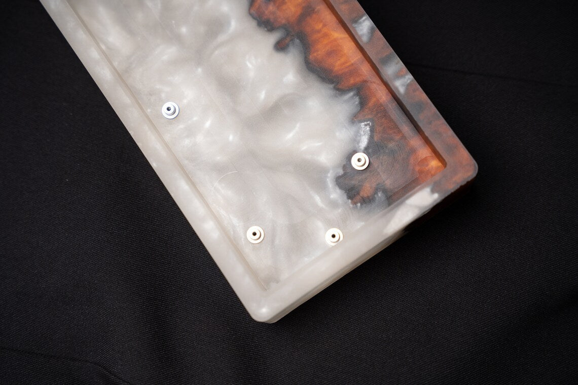 Mistfall Resin & Wood Keyboard Case