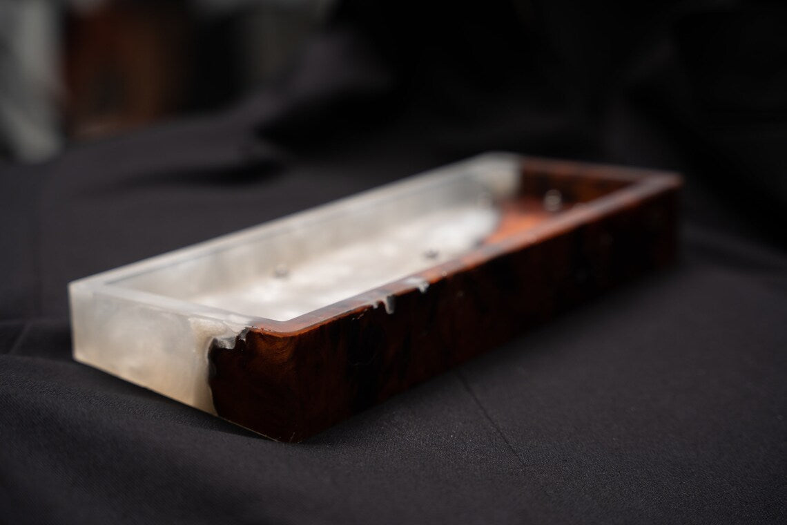 Mistfall Resin & Wood Keyboard Case