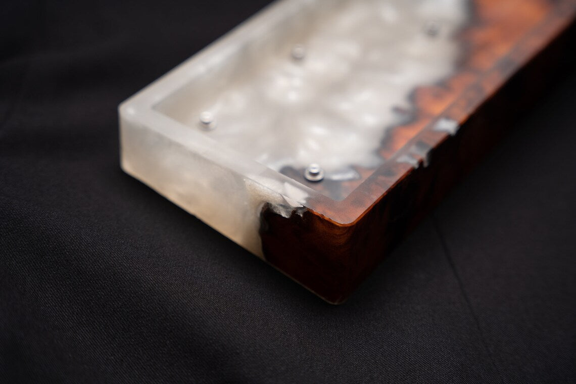 Mistfall Resin & Wood Keyboard Case