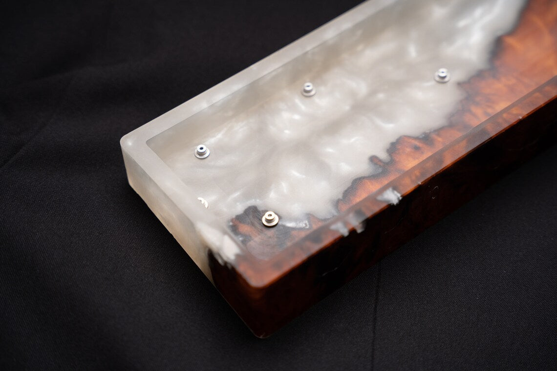 Mistfall Resin & Wood Keyboard Case