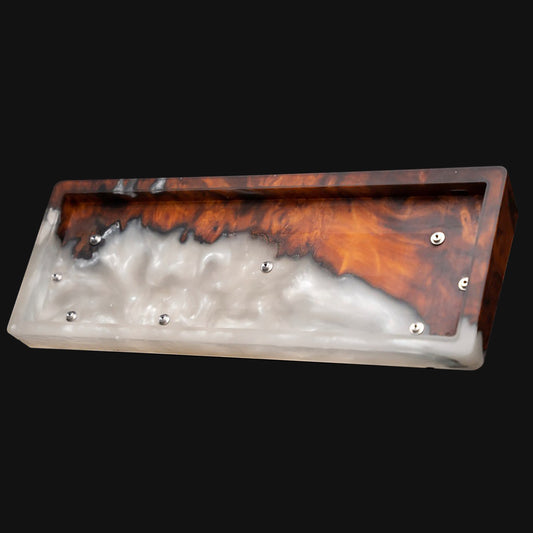 Mistfall Resin & Wood Keyboard Case