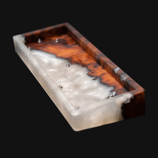 Mistfall Resin & Wood Keyboard Case