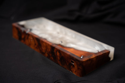 Mistfall Resin & Wood Keyboard Case