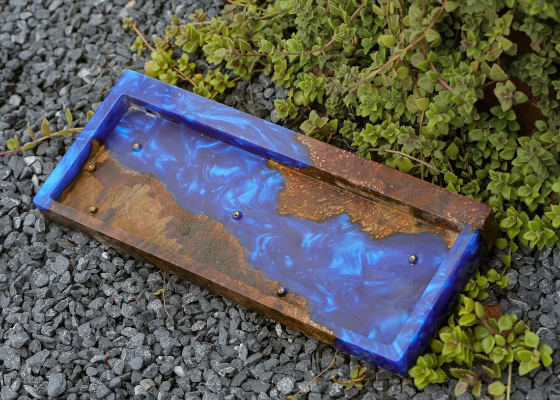 Oceanheart Amboyna Burl Set