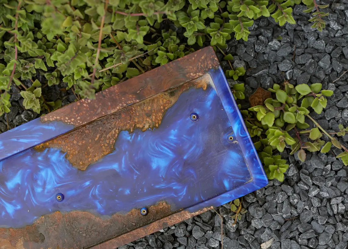 Oceanheart Amboyna Burl Set
